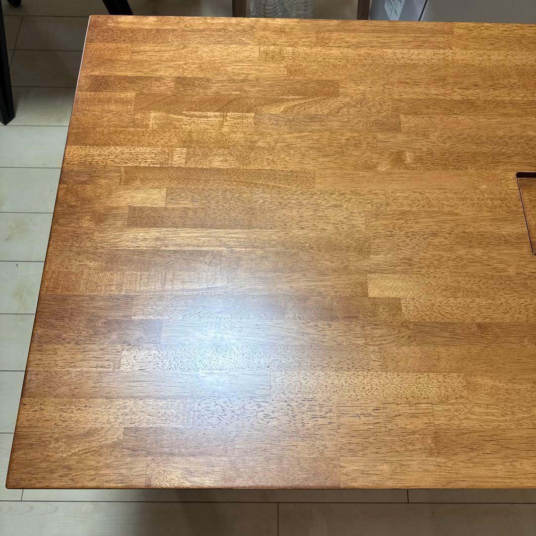 カナデモノ　THE TABLE / ラバーウッドT × Black Steel