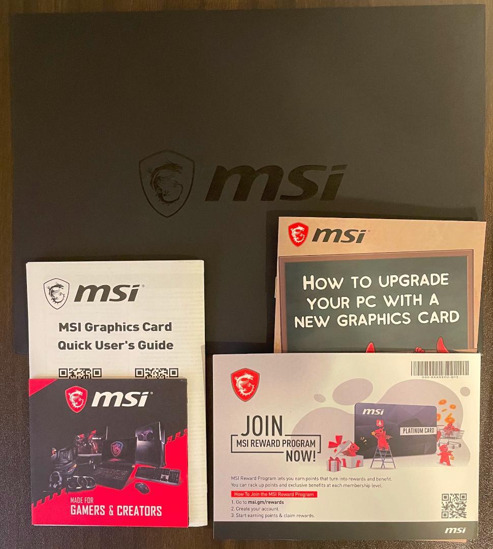 NVIDIA GPU MSI GeForce RTX 3060 12GB 箱付き