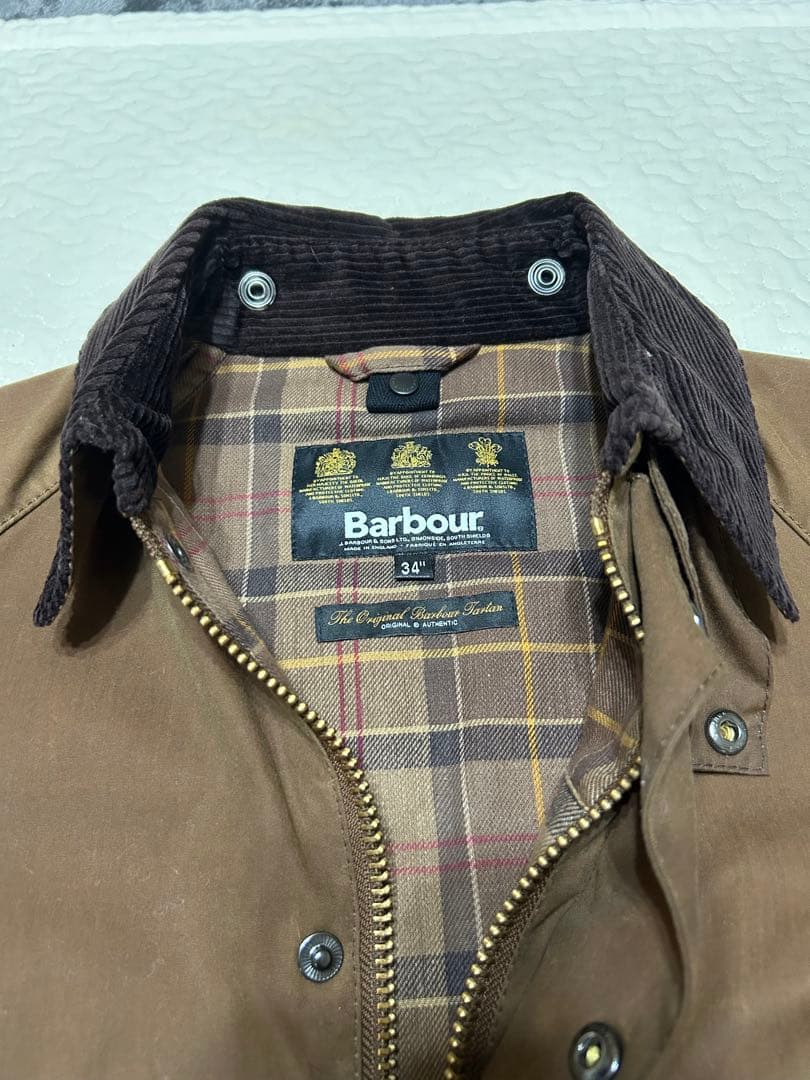 Barbour バブアー SL ビデイル　オイルジャケット　34 ブラウン