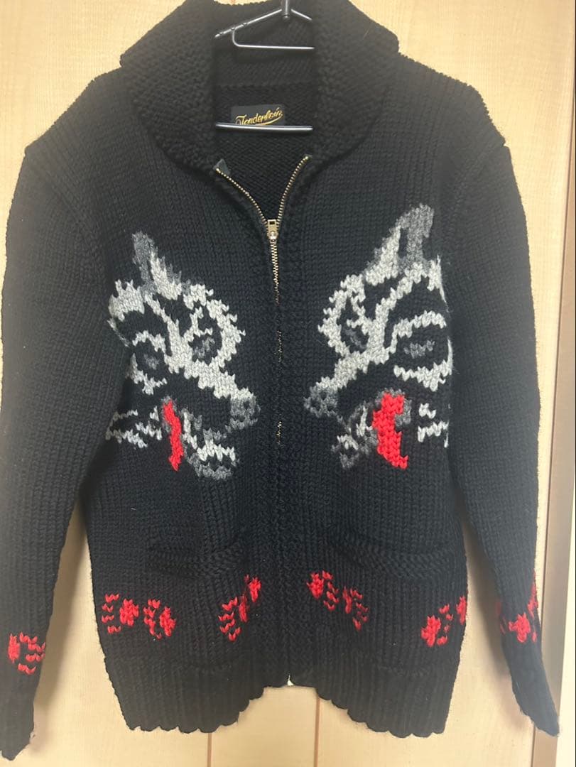 本店限定　M希少　テンダーロイン カウチンセーター ウルフ