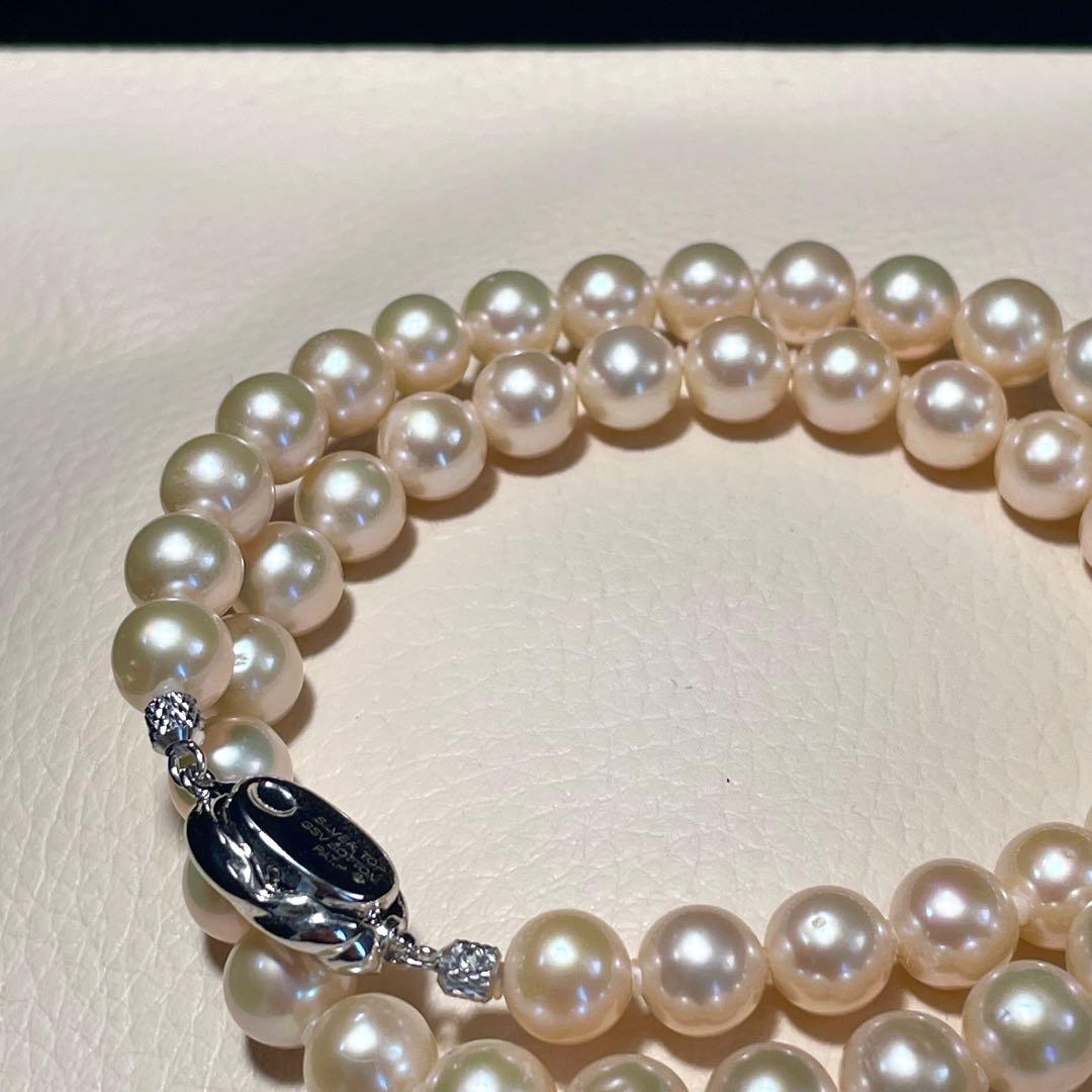 オールクッション✨️ あこや真珠 パール ネックレス 約8.0~8.5mm 本真珠