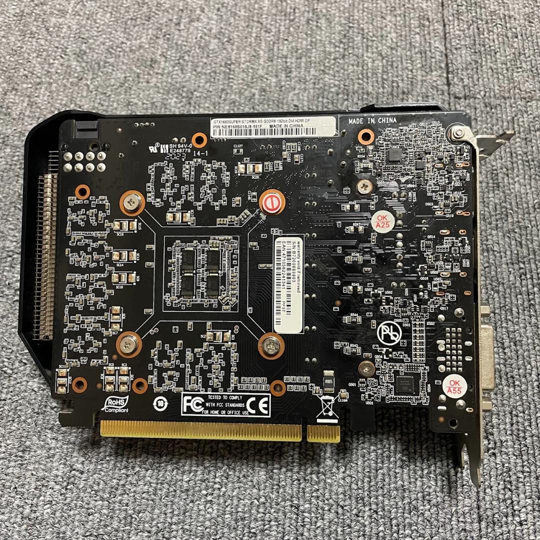 正常動作品 Palit GeForce GTX1660 Super StormX