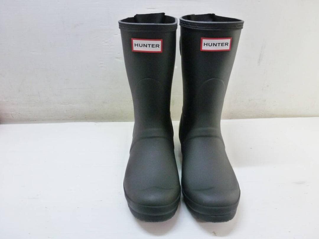 HUNTER ショート バック アジャスタブル レインブーツ 25cm 長靴