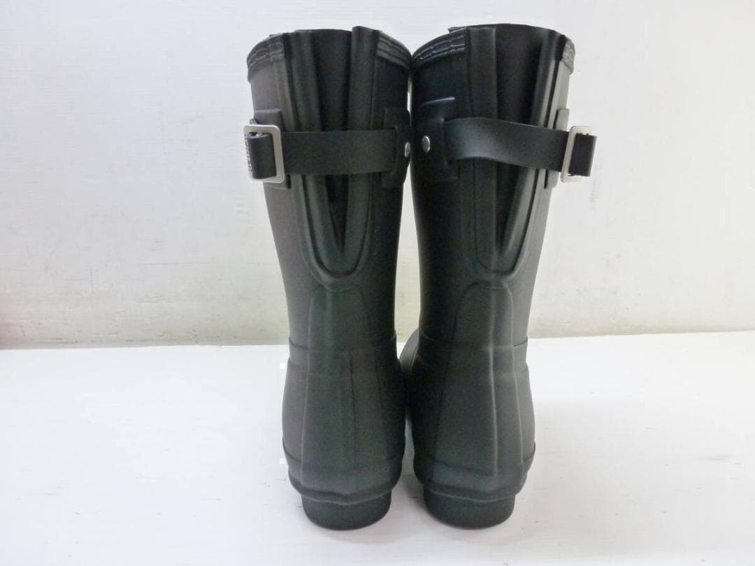 HUNTER ショート バック アジャスタブル レインブーツ 25cm 長靴