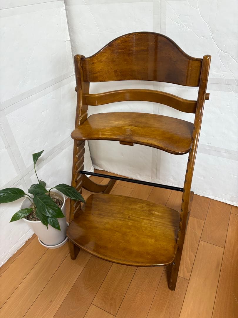 【美品】yamatoya 大和屋　すくすくチェア　テーブル付き　ベビーチェア