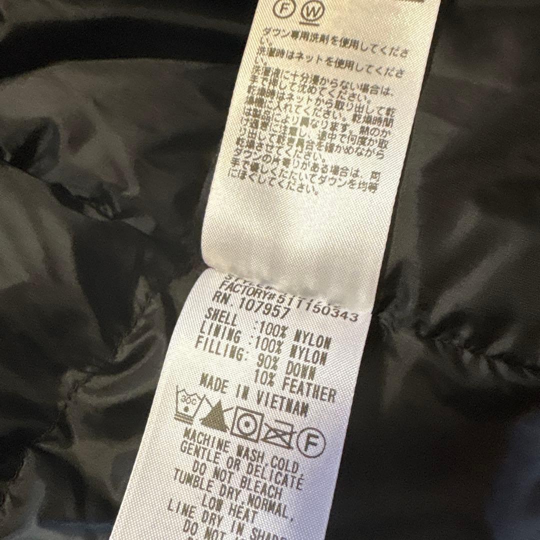 mont-bell フード付きダウンジャケット 黒 収納袋付き