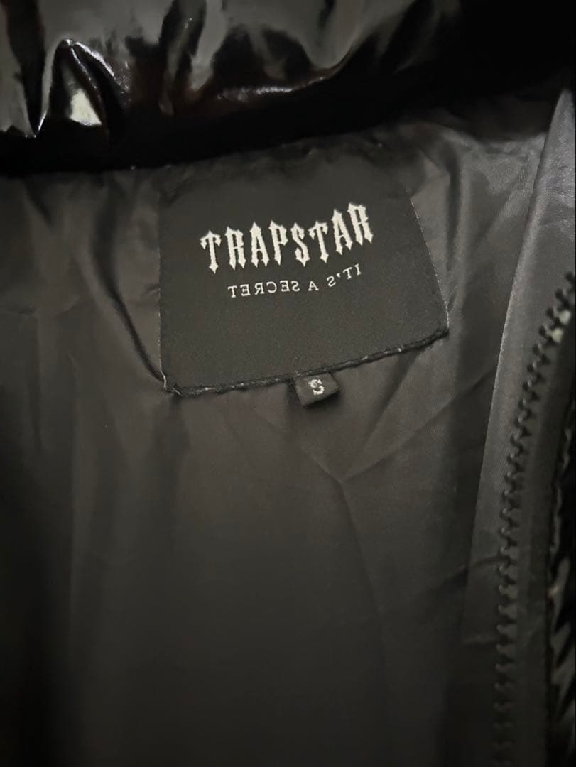 TRAPSTAR ブラック ダウンジャケット S