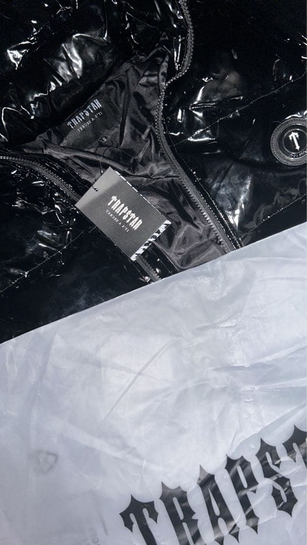 TRAPSTAR ブラック ダウンジャケット S