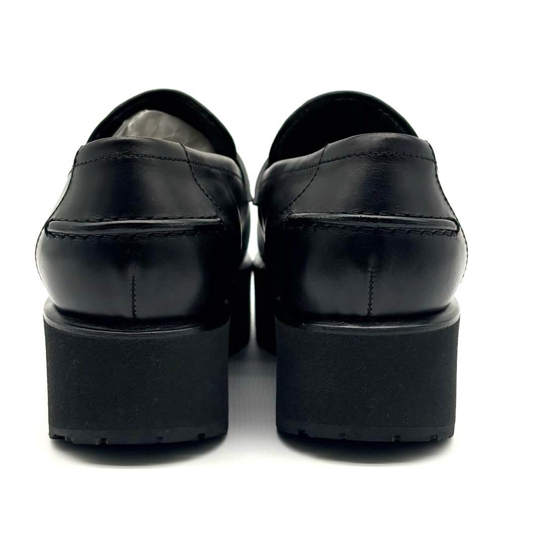 【美品】BOTTEGA VENETA 厚底　イントレチャート　ローファー