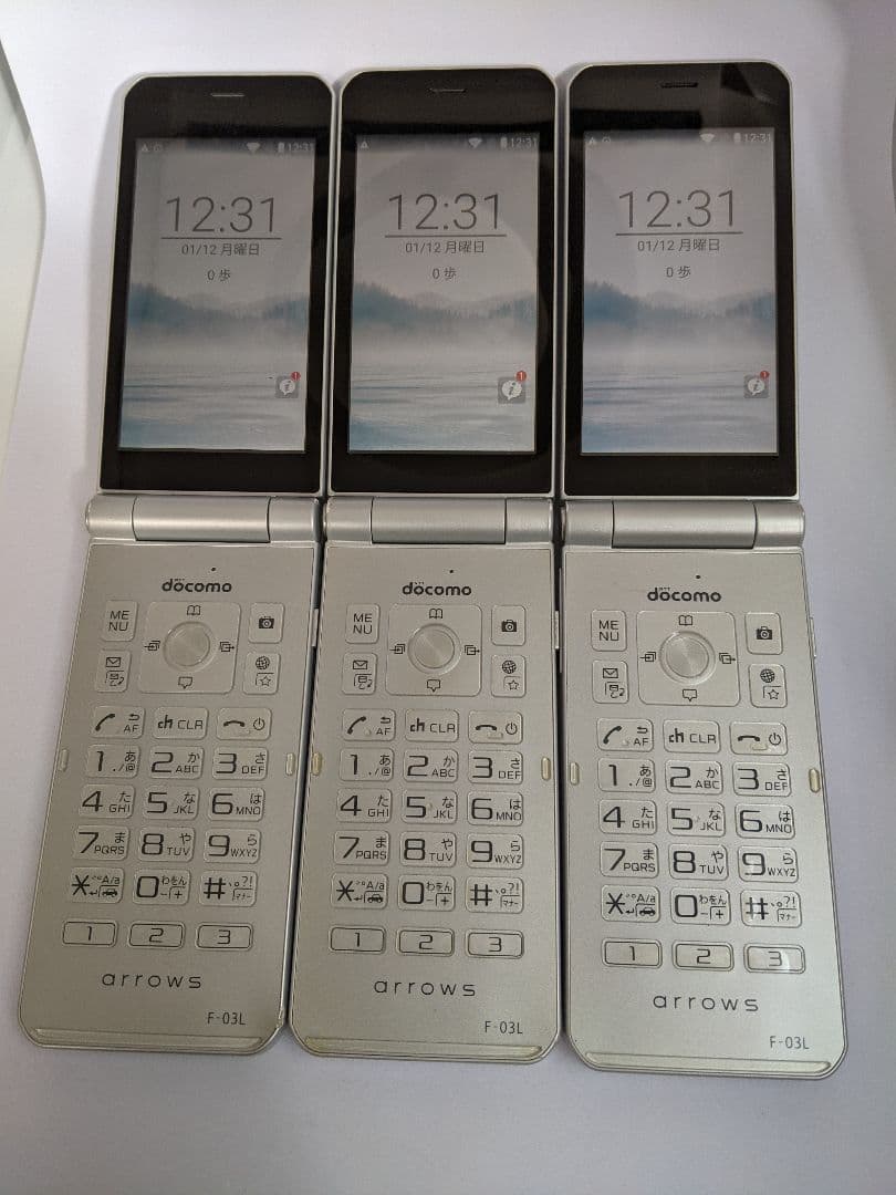arrows ケータイ F-03L docomo Simフリー3台