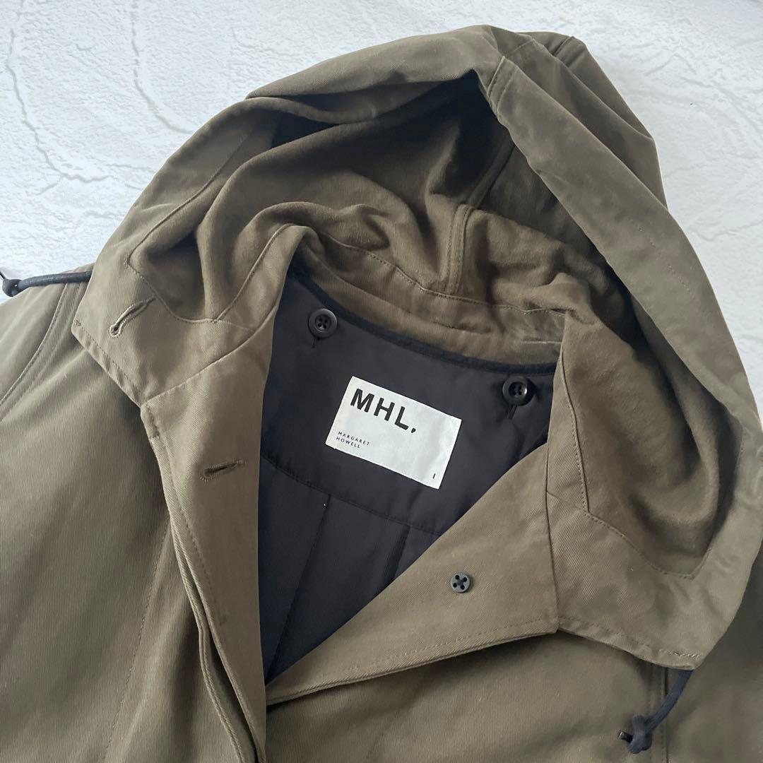 MHL. フード付き モッズコート ライナー付き