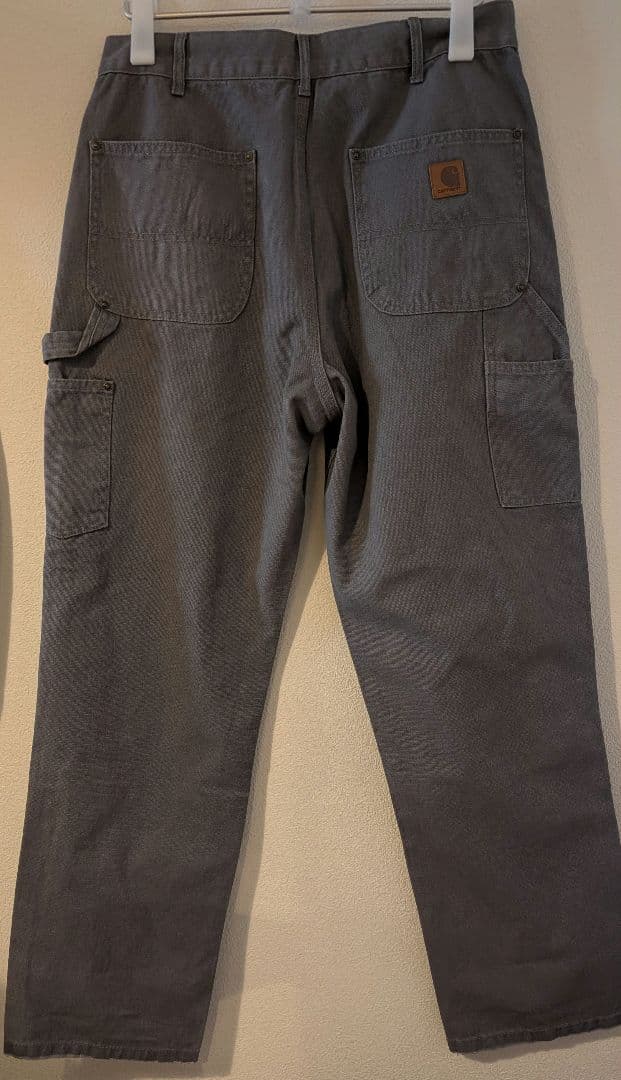 Carharttダブルニーパンツ B136-GVL W30 USA製　レアカラー