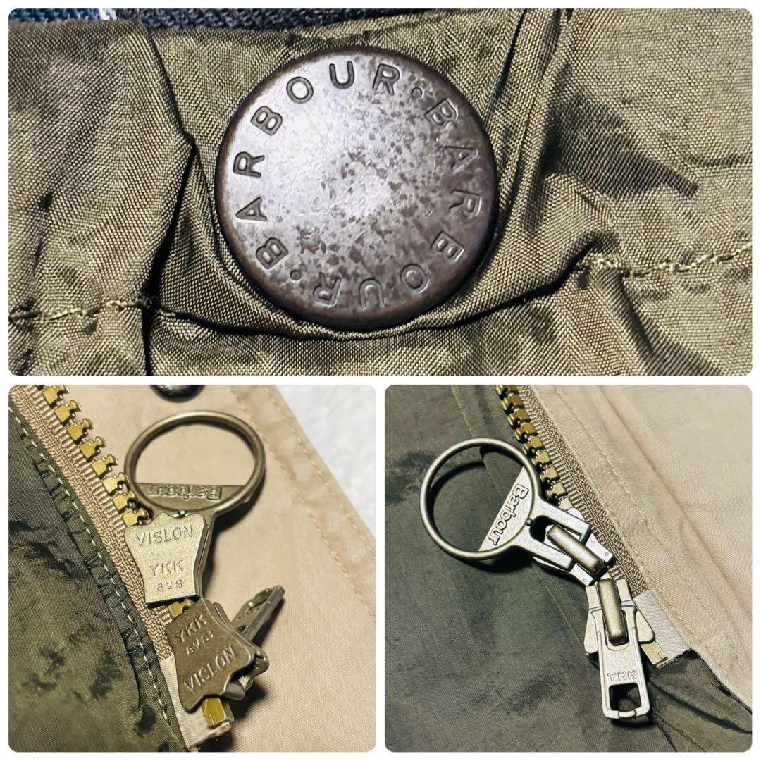 希少 00s バブアー デュラコットンパーカ オイルドジャケット 中綿 コート