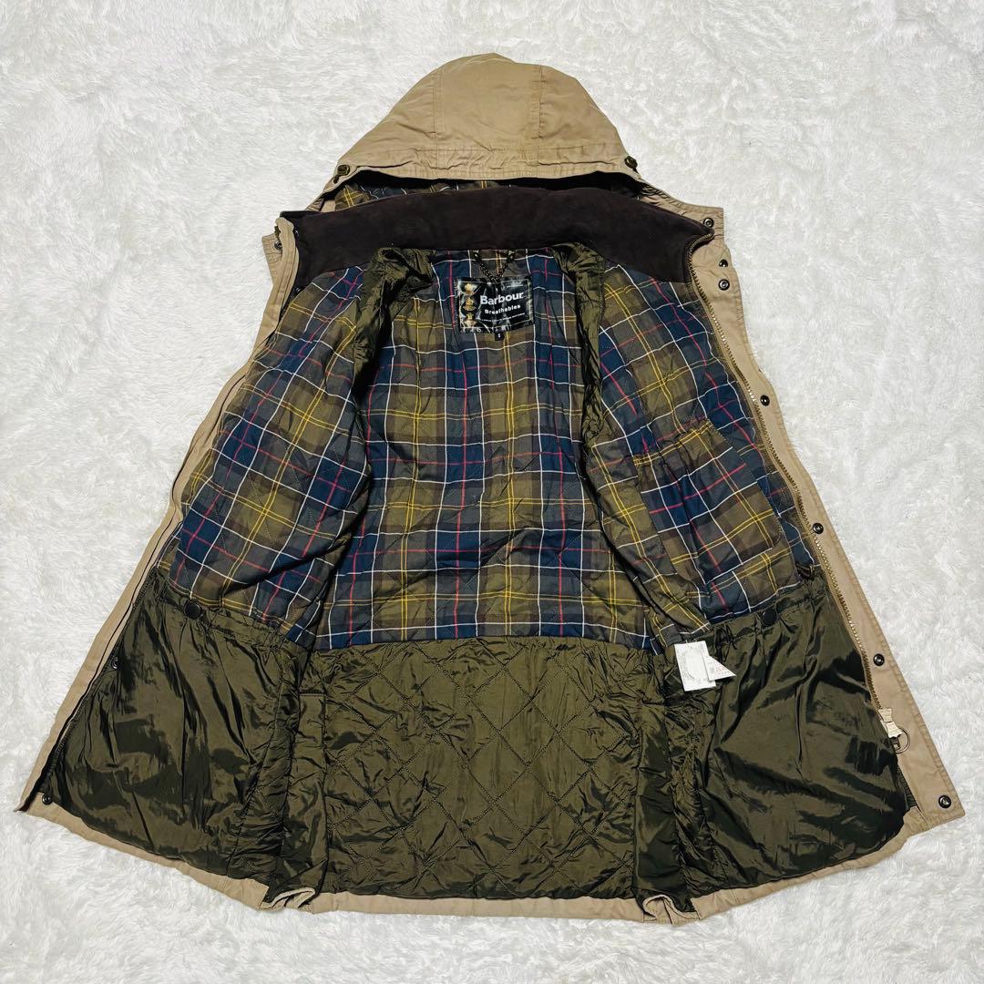 希少 00s バブアー デュラコットンパーカ オイルドジャケット 中綿 コート