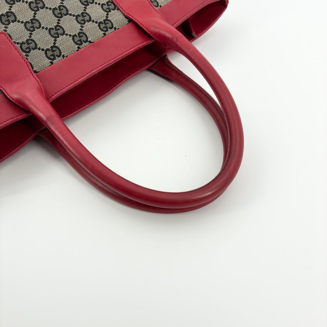 美品　GUCCI　グッチ　GGキャンバス　トートバッグ　ワンショルダー
