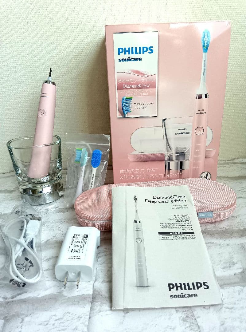 PHILIPS ソニッケアー　ダイアモンドクリーン　ディープクリーン　　ピンク