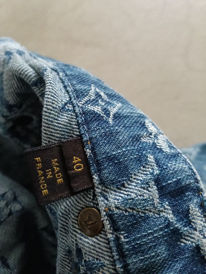 Louis Vuitton デニムショートパンツ 40　モノグラム柄