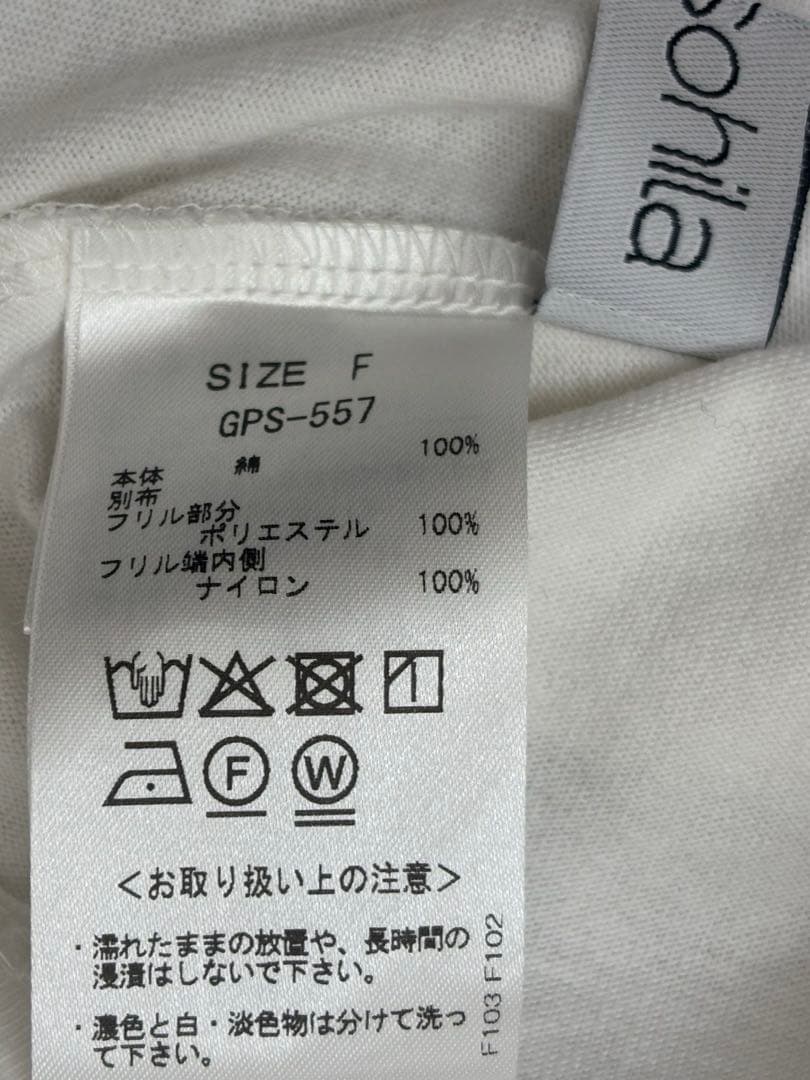 ジプソフィア gypsohilaチュールティシャツ