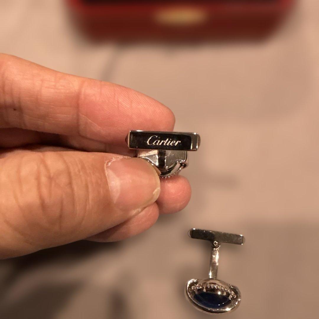 バロン ブルー ドゥ カルティエ シルバー カフリンクス 定価140000円