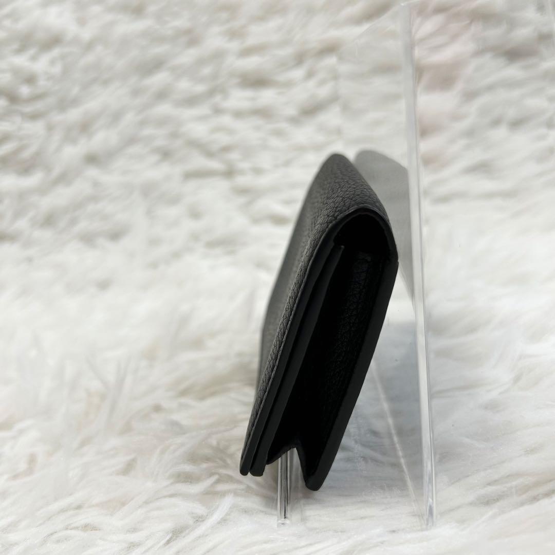 TOM FORD トムフォード レザー カードケース 名刺入れ ブラック シボ革