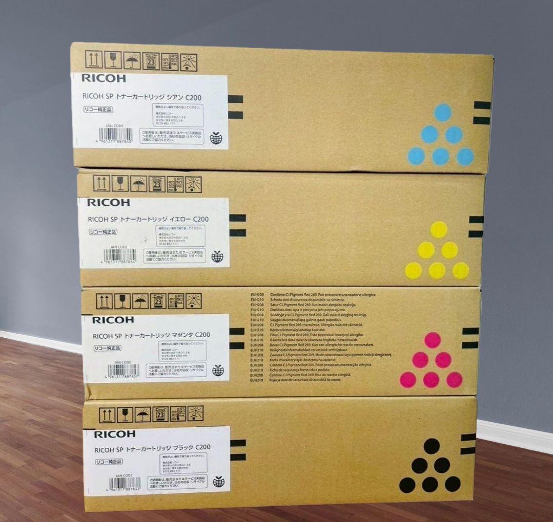 新品未使用 純正品 RICOH SP トナーカートリッジ C200 4色