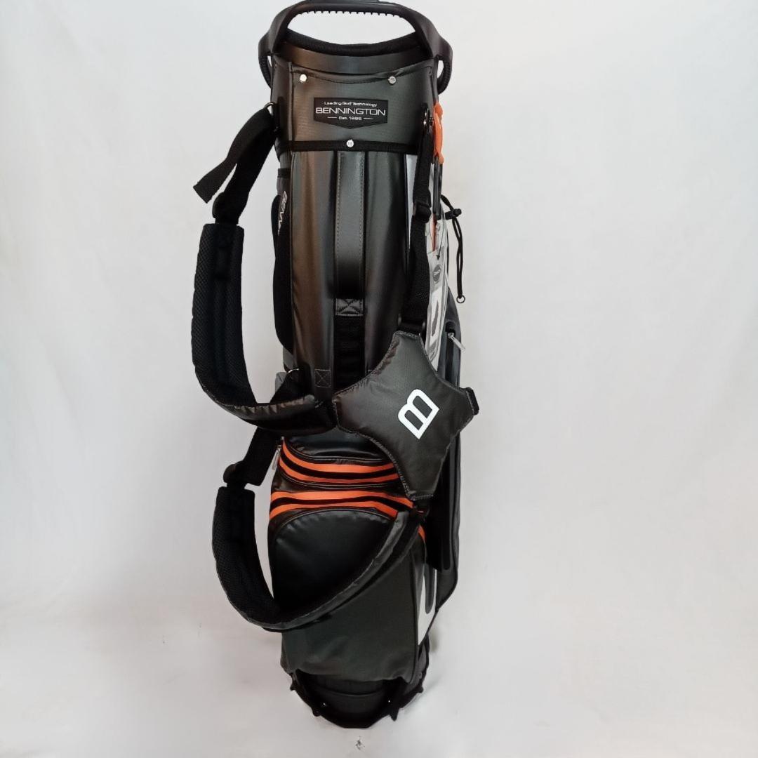 ベニントン ZONE 14分割 スタンド式キャディバック ダークグレー&ホワイト