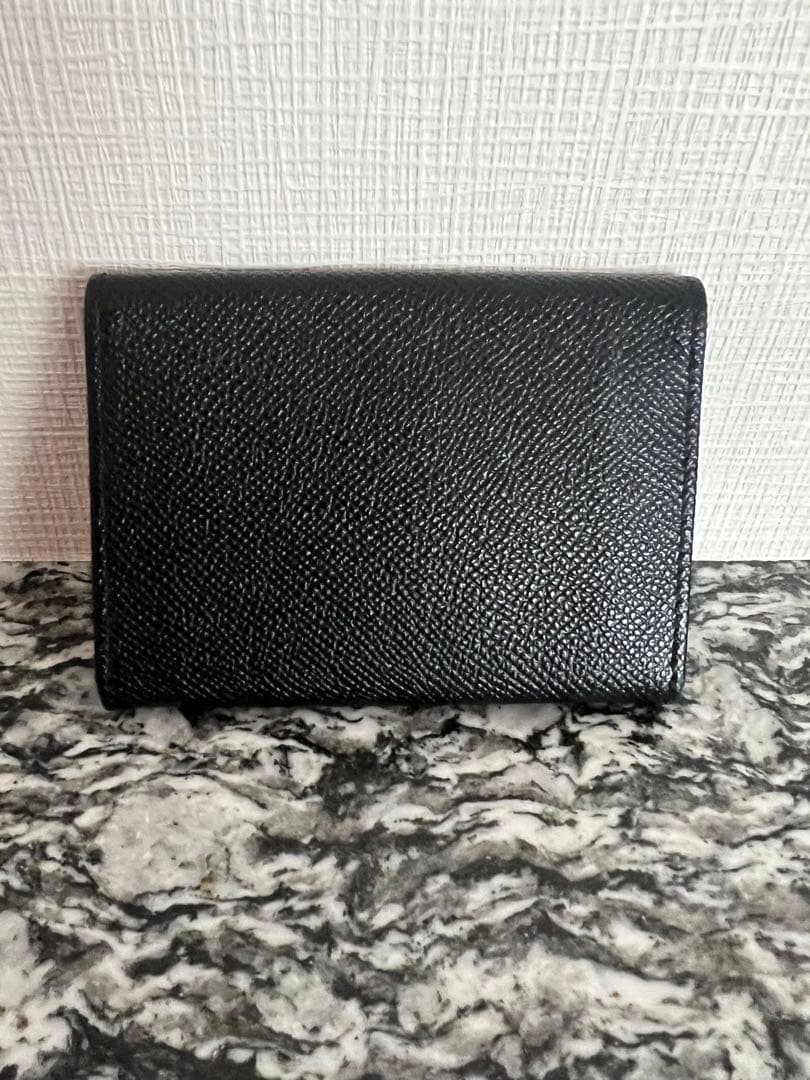 BVLGARI ブラックレザー 名刺入れ
