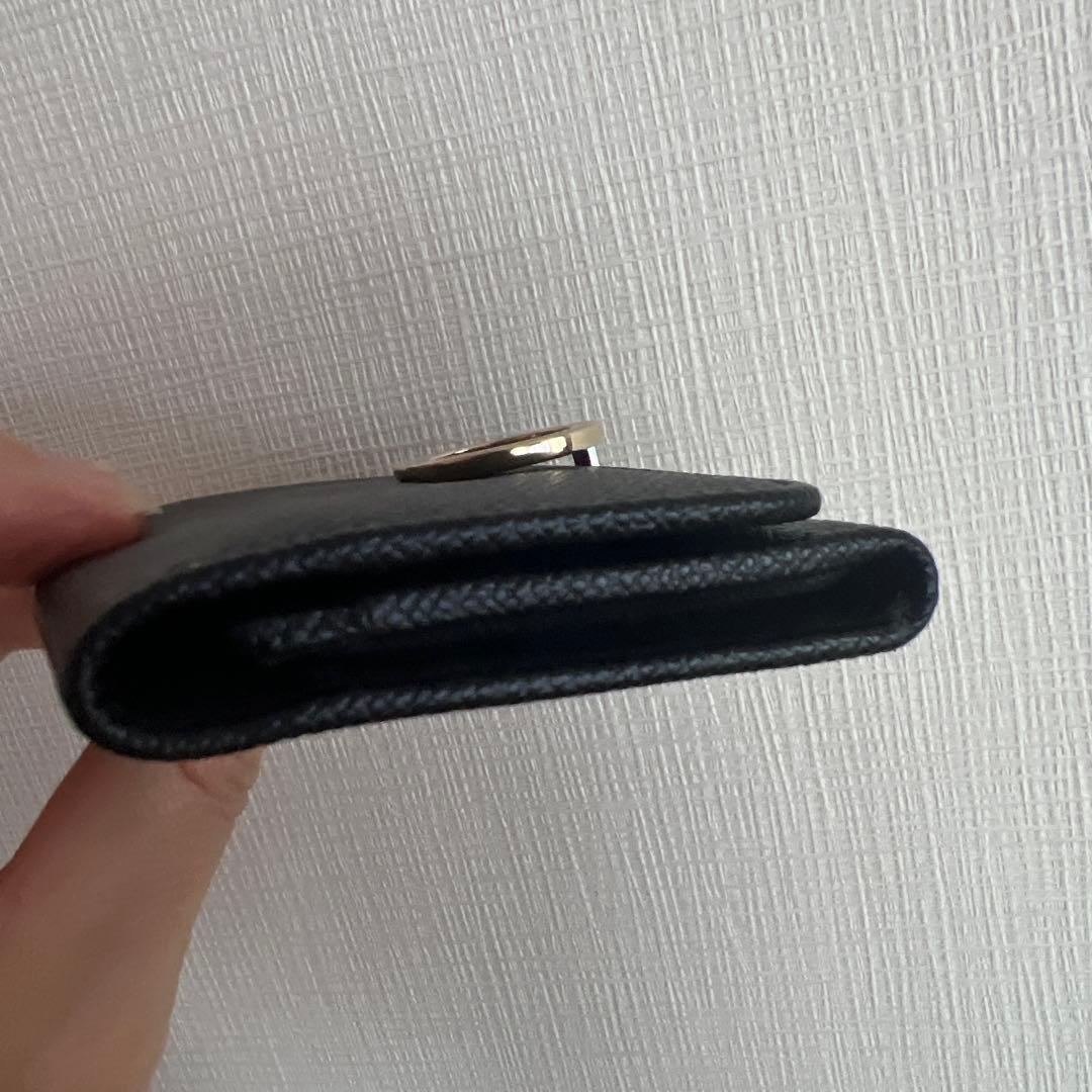 BVLGARI ブラックレザー 名刺入れ