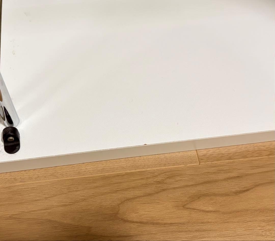 不二貿易　ガラスコレクションケース　ホワイト　3段　背面ミラー