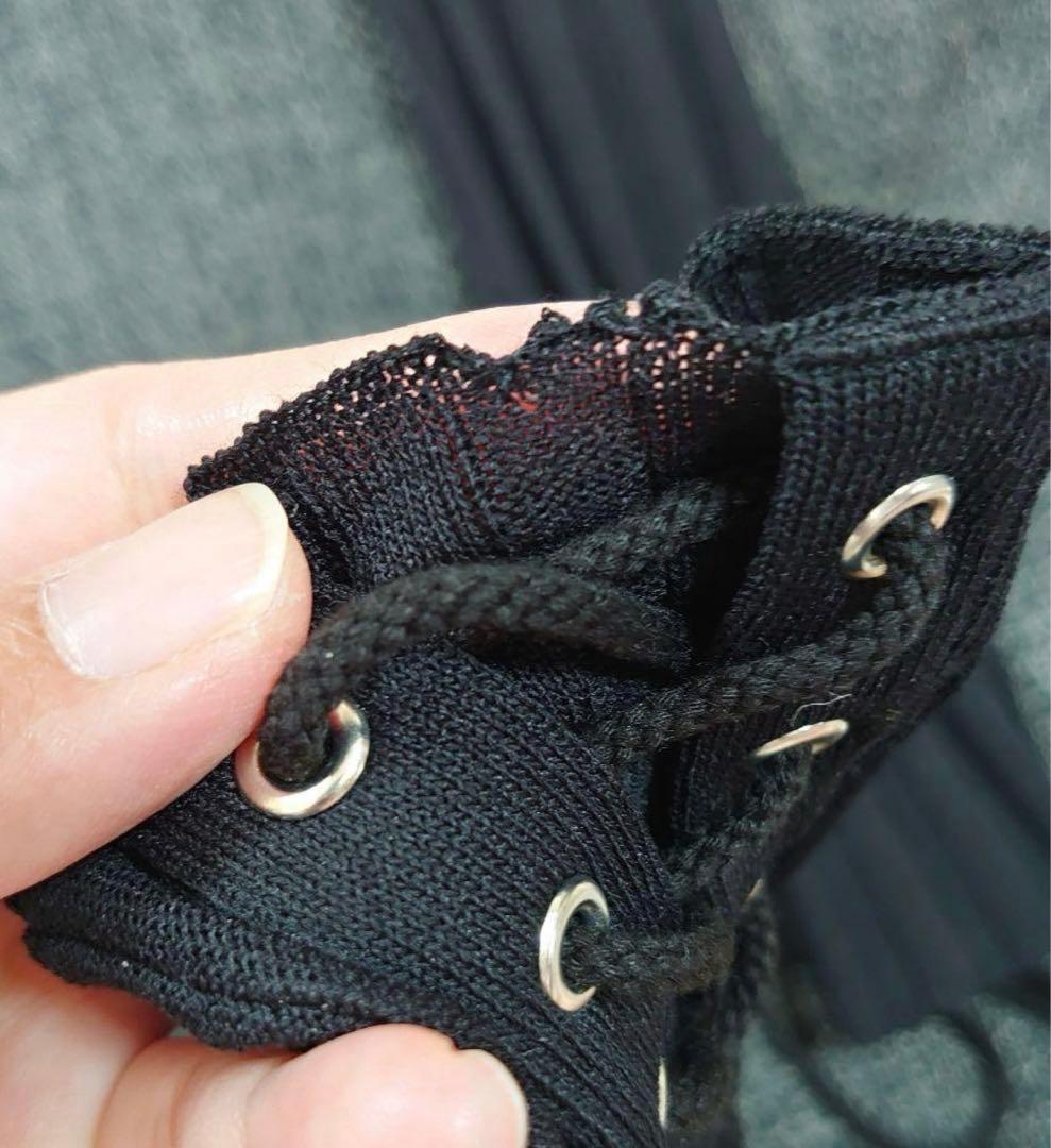 LIMI Feu 2way レースアップ レッグウォーマー アームウォーマー