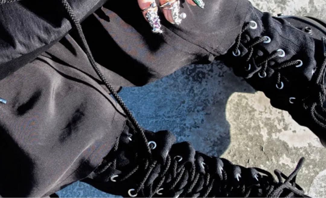 LIMI Feu 2way レースアップ レッグウォーマー アームウォーマー