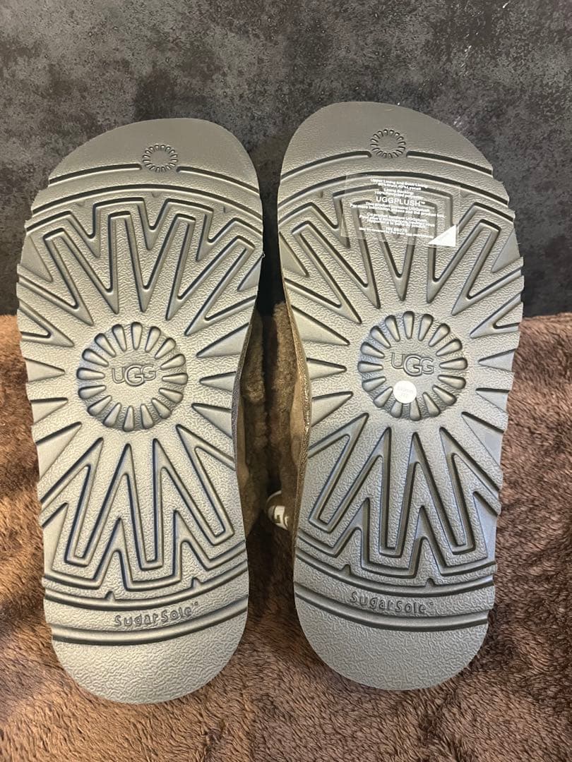 UGG 厚底サボサンダル ブラウン25cm