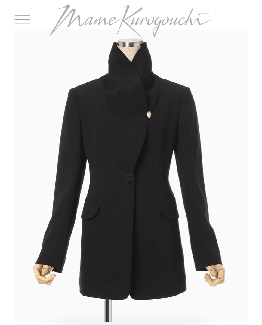 【タグ付美品】Wool Venetian Shawl Collar Jacket