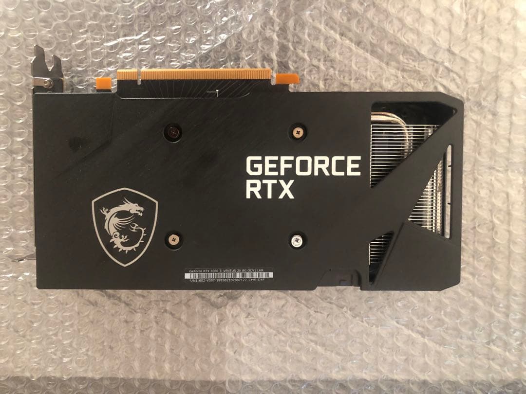 グラフィックボード・グラボ・ビデオカード msi rtx 3060 ti