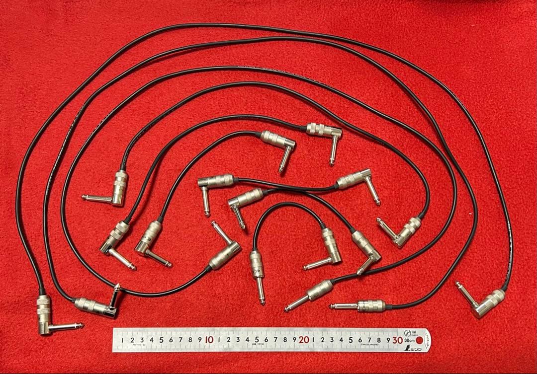 CUSTOM AUDIO JAPAN KLOTZ パッチケーブル　9本セット