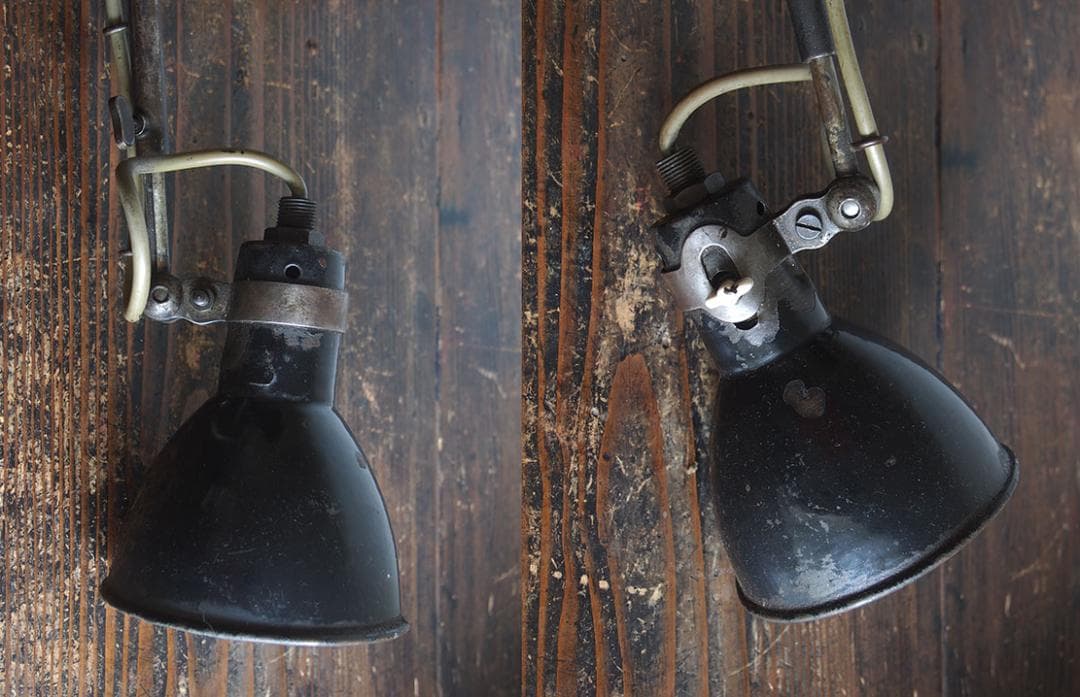 kitsune__インダストリアル ウォールライト デスクライト/K189