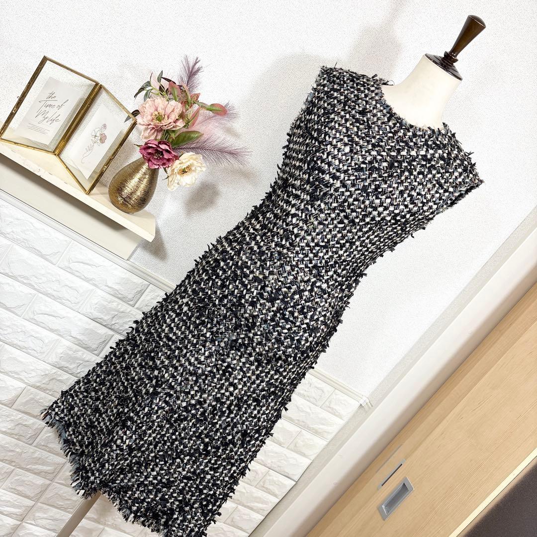 EPOCA★　エポカ　ワンピース　ドレス　ツイード　エレガンス　高級　サイズ42