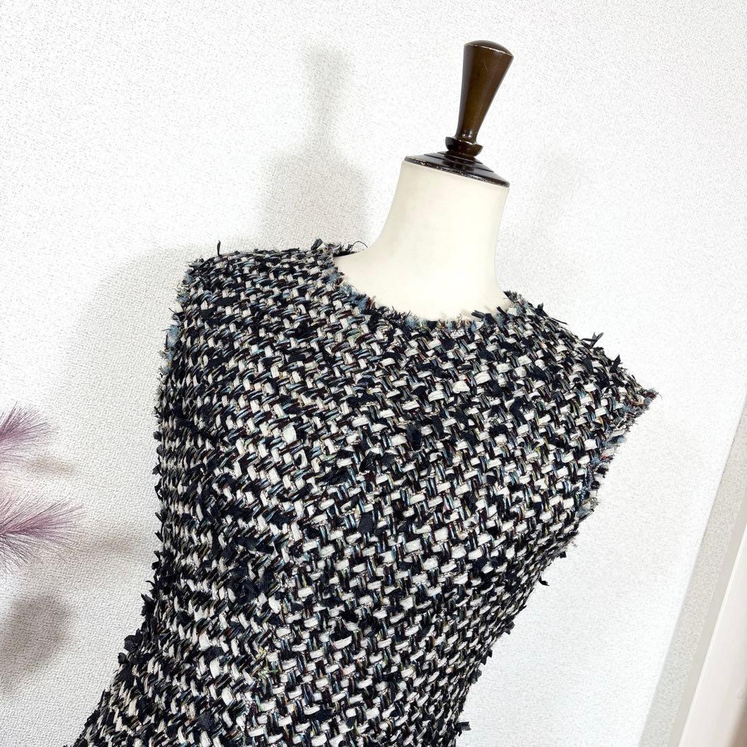 EPOCA★　エポカ　ワンピース　ドレス　ツイード　エレガンス　高級　サイズ42