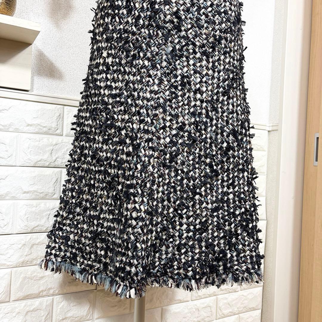 EPOCA★　エポカ　ワンピース　ドレス　ツイード　エレガンス　高級　サイズ42