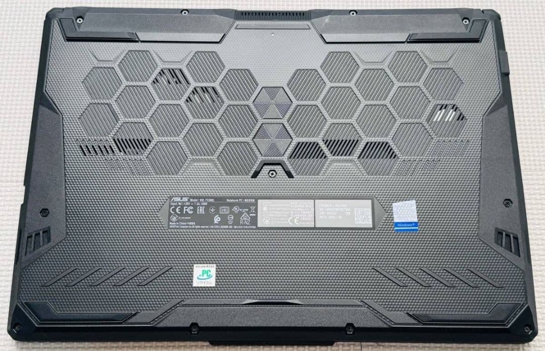 ゲーミングPC フルHD 15.6型 ASUS TUF Gaming F15