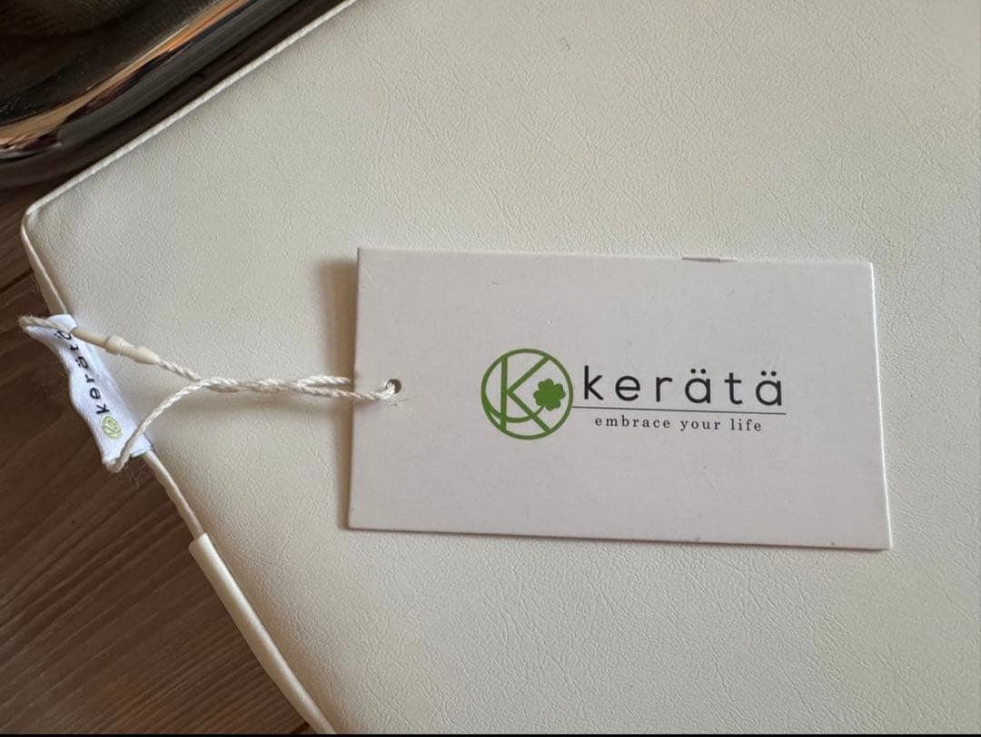 【でにーろ】ケラッタ kerata プレイマット ホワイト 200×140