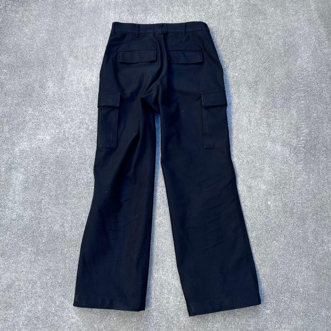 y's アーカイブ　カーゴパンツ　ブラック　ワイドストレート