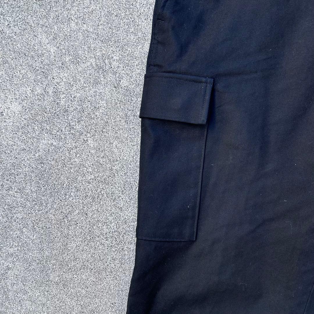 y's アーカイブ　カーゴパンツ　ブラック　ワイドストレート