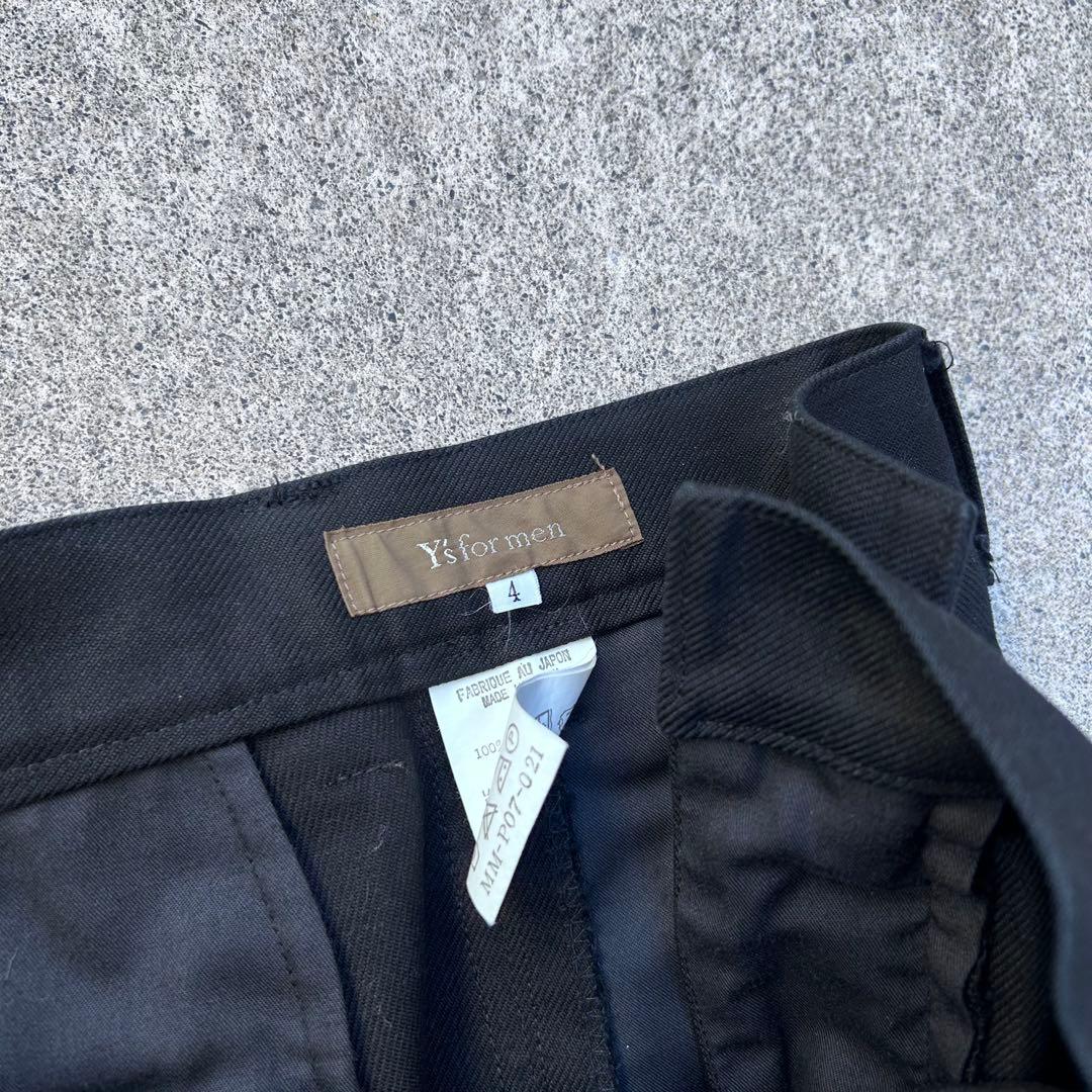 y's アーカイブ　カーゴパンツ　ブラック　ワイドストレート