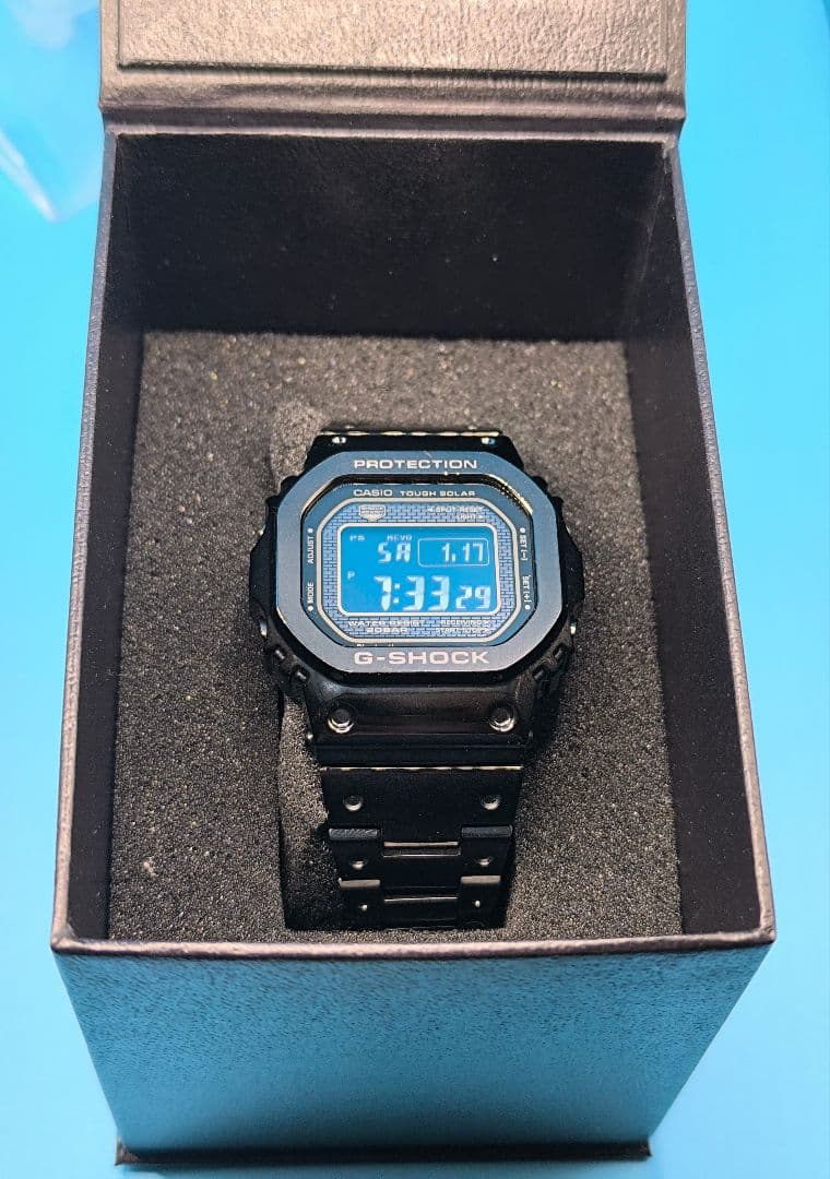 最終価格(美品)G-SHOCK GMW-B5000GD フルメタル ブラック