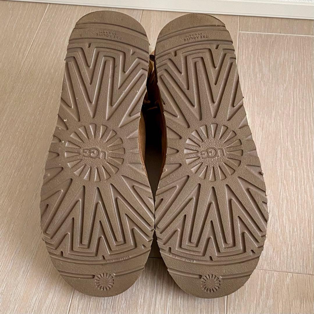 【希少】 UGG リボン付きムートンブーツ　24cm 限定カラー