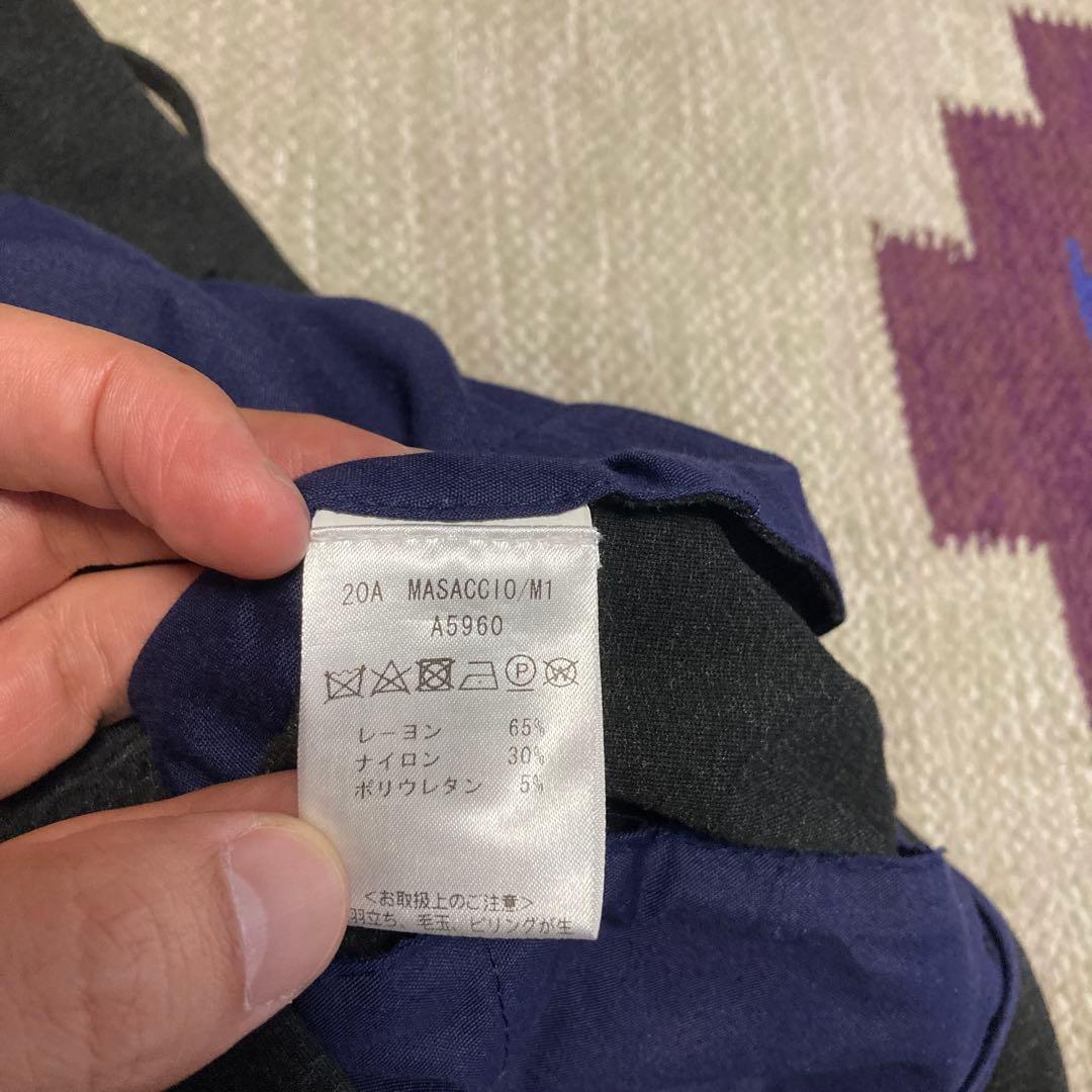 giabsarchivio スラックス 48 ダークグレー