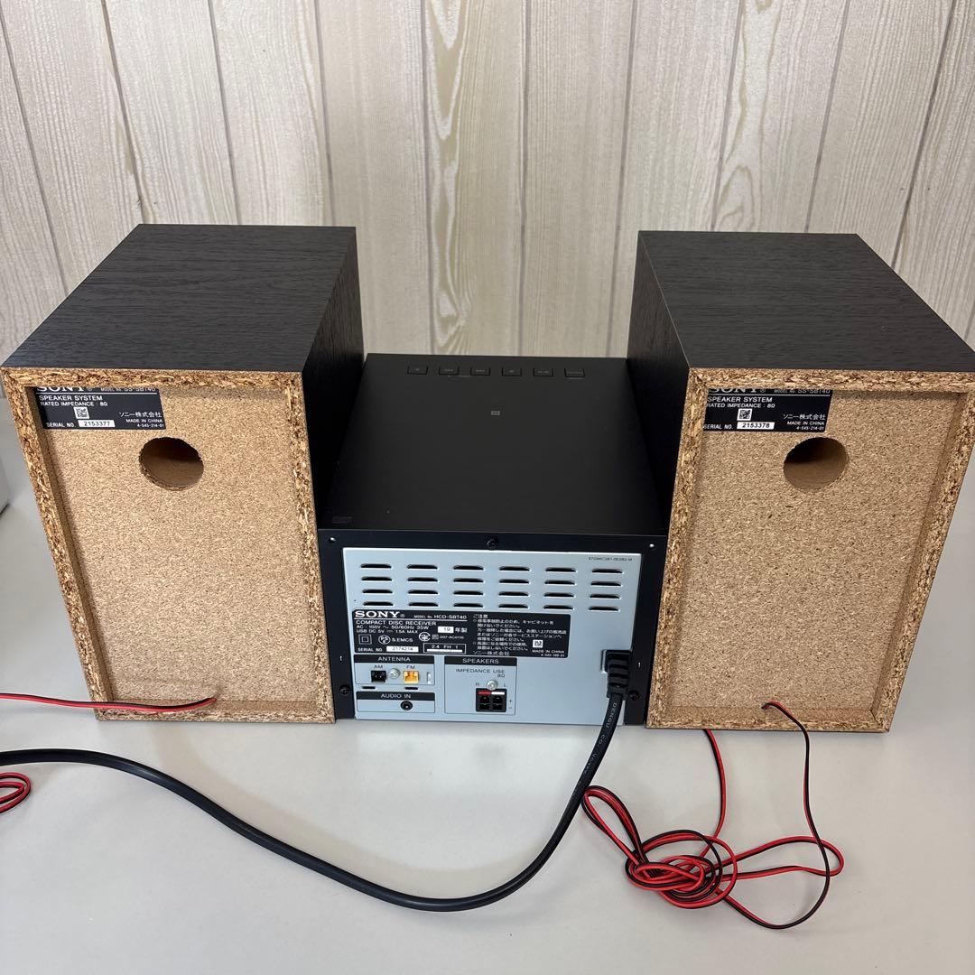 ど*い様 SONY CMT-SBT40 ホームオーディオシステム 2019年製