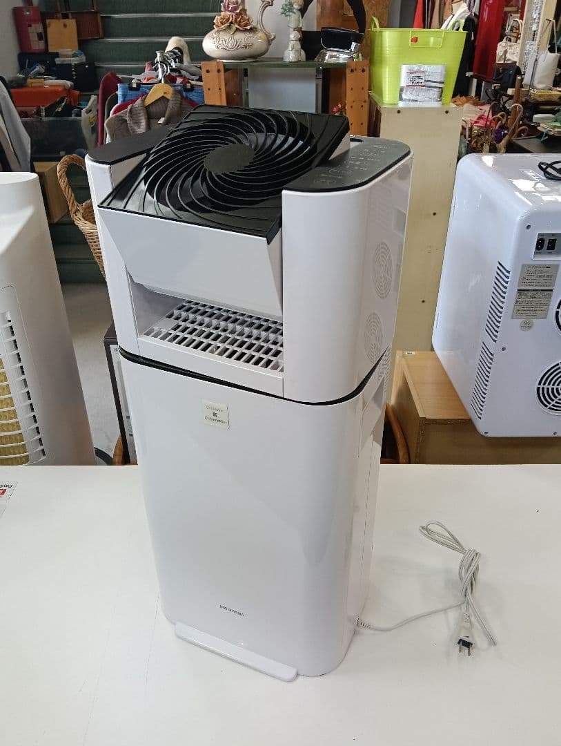 IRIS OHYAMA サーキュレーター衣類乾燥除湿機 KIJDC-N50-W