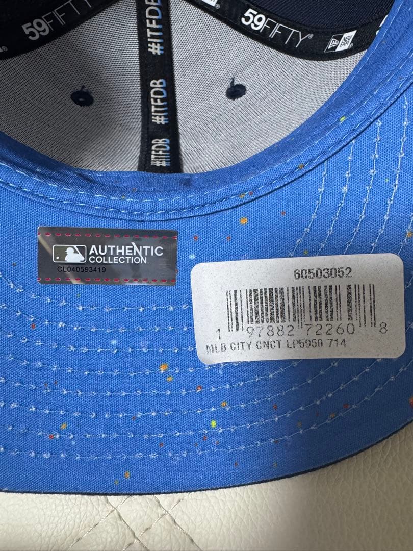 【新品】59FIFTY LP MLBシティコネクトドジャースネイビー7 1/4